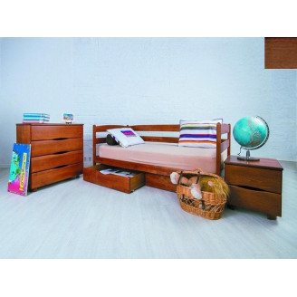 Кровать Марио с ящ 80х190 орех У-1