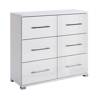 Комод 6Ящ Фемели / Family Глянец Белый MiroMark FM-66-WB