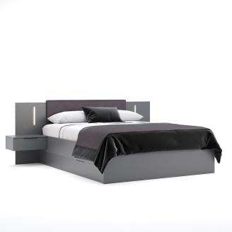 Ліжко з ящиками для білизни 1,6х2,0 Доні / Doni MiroMark DN-36-GT