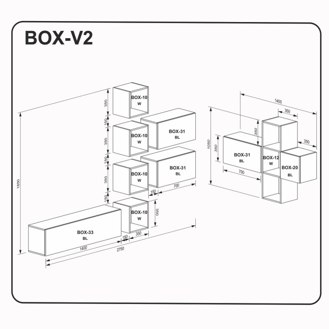 Гостиная BOX V2 MiroMark фото