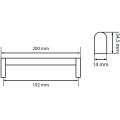 Ручка металева СС-192мм HL-13-BL MiroMark