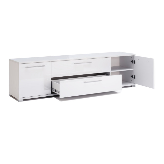 Тумба ТВ 1,9м Фемели / Family Глянец Белый MiroMark FM-190-WB