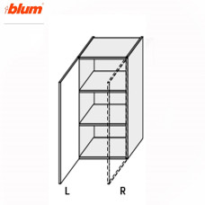 Кухонная секция Миллениум WG верхняя 30В/900 1дв Pro Blum Левая ML-533W/01L MiroMark