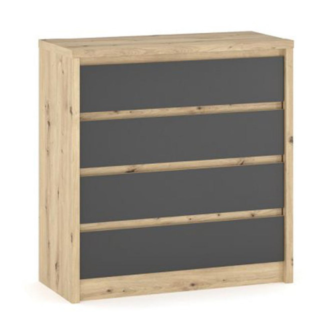 Комод Доминика 4Ш серый Mebel Servise фото
