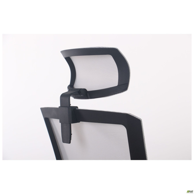 Крісло Uran Black HR сидіння Сідней-20/спинка Сітка SL-01 св.сіра AMF