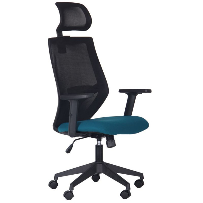 Кресло Lead Black HR сиденье SM 2328/спинка Сетка HY-100 черная AMF