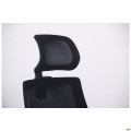 Крісло Lead Black HR сидіння SM 2328/спинка Сітка HY-100 чорна AMF