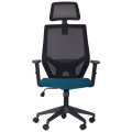 Крісло Lead Black HR сидіння SM 2328/спинка Сітка HY-100 чорна AMF