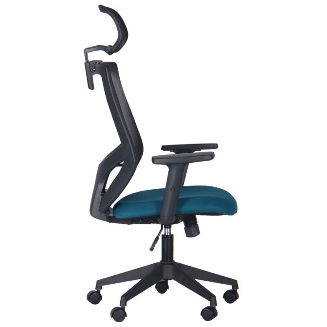 Кресло Lead Black HR сиденье SM 2328/спинка Сетка HY-100 черная AMF