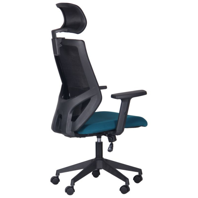 Кресло Lead Black HR сиденье SM 2328/спинка Сетка HY-100 черная AMF
