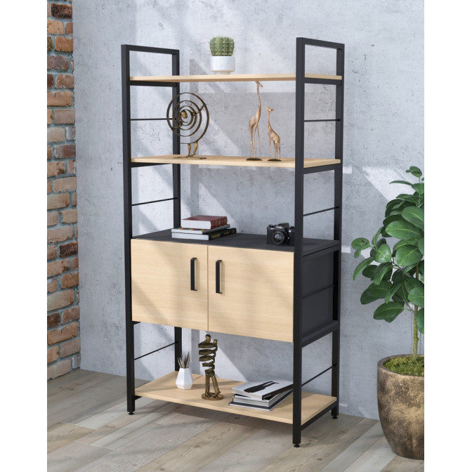 Стеллаж L-155 с дверцами Loft Design