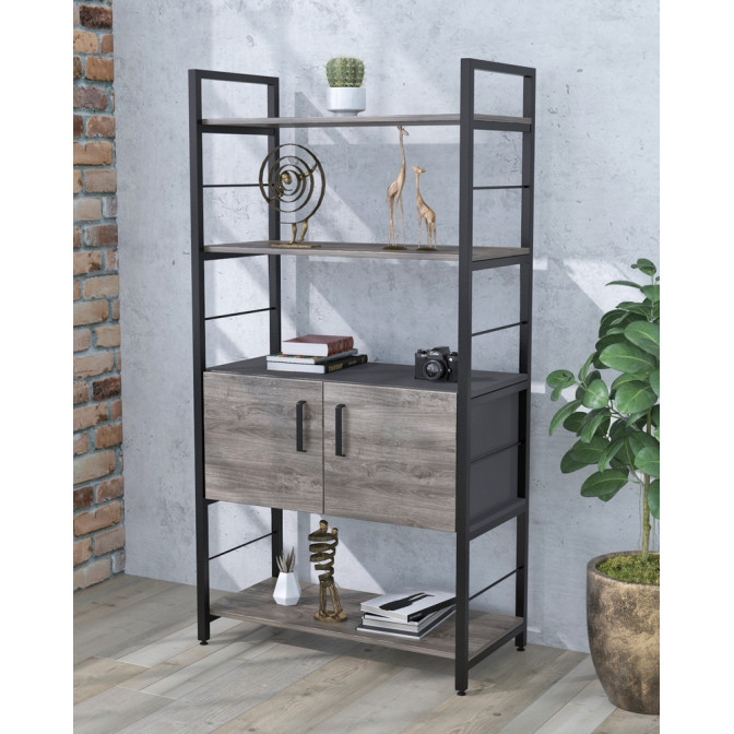 Стеллаж L-155 с дверцами Loft Design