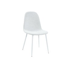 Стул N-160 айвори букле  +  белый Vetro mebel