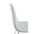 Стул N-160 айвори букле  +  белый Vetro mebel