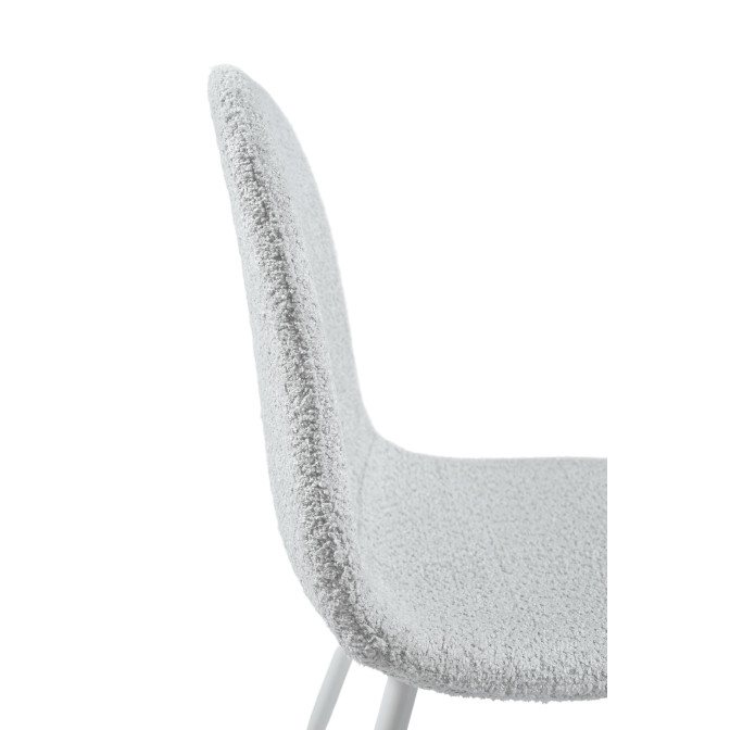 Стул N-160 айвори букле  +  белый Vetro mebel