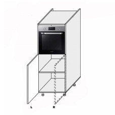 Кухонная секция Миллениум WG Пенал 60ПД/1420 Духовка Левая ML-661W/01L MiroMark 