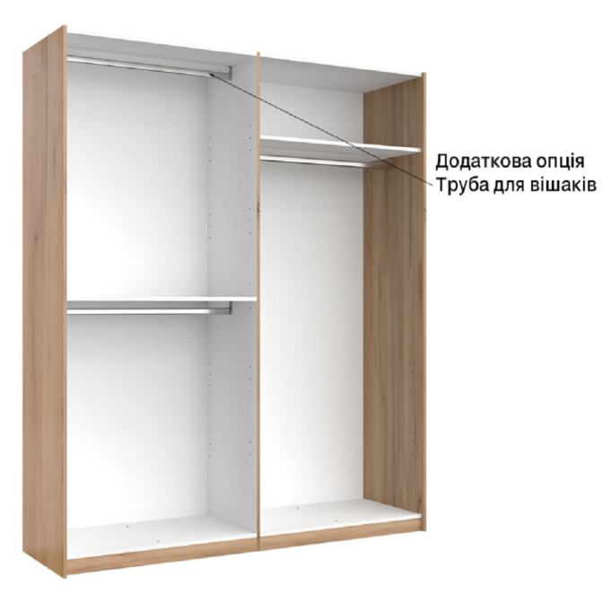 Шкаф-купе 2,0х2,1 Фемели / Family Глянец Белый MiroMark FM-20-WB