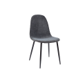 Стул N-160 пепельный букле  +  черный Vetro mebel