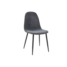 Стул N-160 пепельный букле  +  черный Vetro mebel
