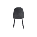 Стул N-160 пепельный букле  +  черный Vetro mebel