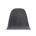 Стул N-160 пепельный букле  +  черный Vetro mebel