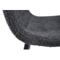 Стул N-160 пепельный букле  +  черный Vetro mebel