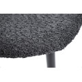 Стул N-160 пепельный букле  +  черный Vetro mebel
