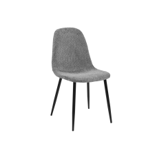 Стул N-160 серый букле  +  черный Vetro mebel
