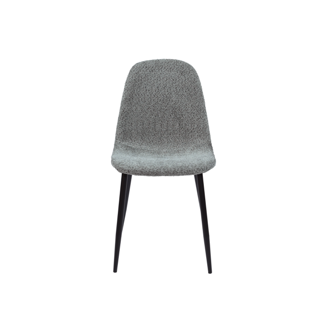Стул N-160 серый букле  +  черный Vetro mebel