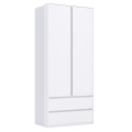 Шафа 2Дв 2Ящ Тібо / Tibo Супер Мат Білий MiroMark TB-12-WM