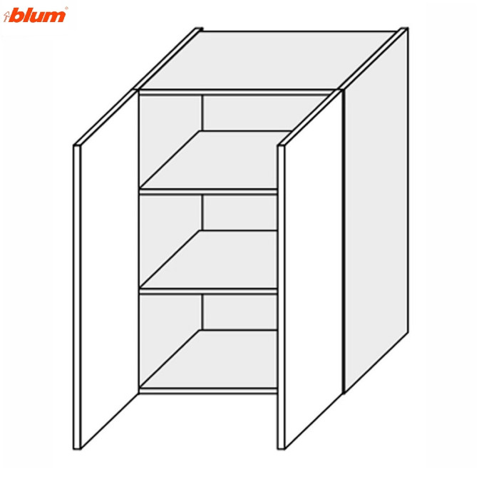 Кухонна секція Вінтаж верхній 80В/900 2дв Pro Blum VN-585W/9003 MiroMark