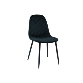 Стул N-165 черный велюр  +  черный Vetro mebel