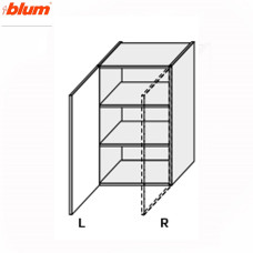 Кухонная секция Миллениум WG верхняя 50В/900 1дв Pro Blum Правая ML-551W/01R MiroMark