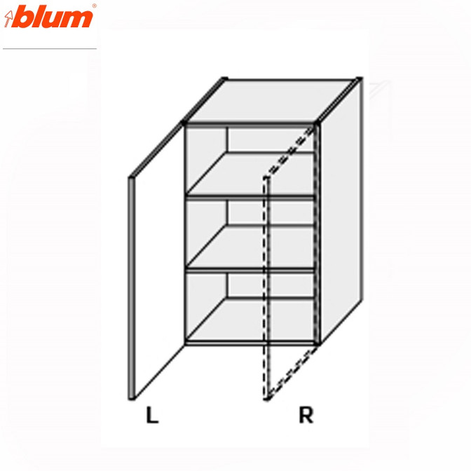 Кухонна секція Міленіум WG верхня 50В/900 1дв Pro Blum Права ML-551W/01R MiroMark