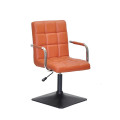 Стул Augusto-Arm 4-BK-Base экокожа OnderMebli фото