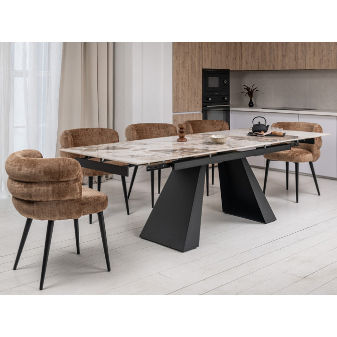 Стіл обідній TML-1100 Чезаре Vetro mebel