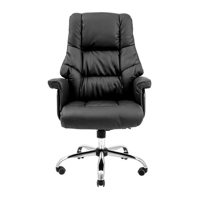 Крісло офісне Конгрес Хром М2 PU Бежевий Richman