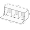 Секція BOX-44 TV 1,75 / MiroMark BX-44-WB/BL