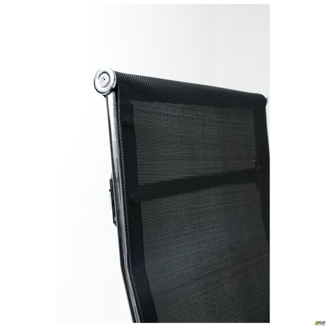 Крісло Slim Net HB Хром Tilt чорний AMF