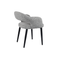 Стілець M-210 базальтовий  +  чорний Vetro mebel