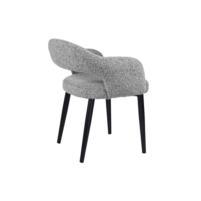 Стілець M-210 базальтовий  +  чорний Vetro mebel