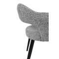 Стілець M-210 базальтовий  +  чорний Vetro mebel