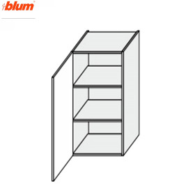 Кухонна секція Мері верхня 20В/900 1дв Pro Blum MR-521W/9003gl MiroMark