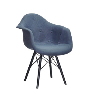 Стул Leon Soft BK вискоза OnderMebli