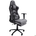 Кресло VR Racer Textile Craft серый/черный AMF