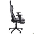 Кресло VR Racer Textile Craft серый/черный AMF