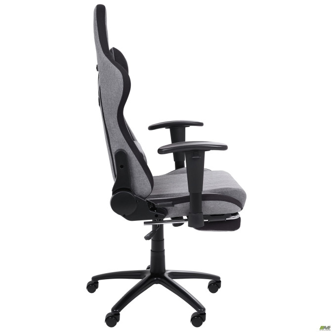 Кресло VR Racer Textile Craft серый/черный AMF