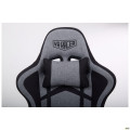 Кресло VR Racer Textile Craft серый/черный AMF