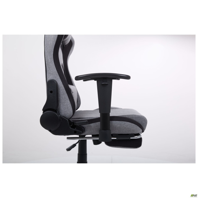 Кресло VR Racer Textile Craft серый/черный AMF