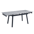 Керамический стол TM-88-1 ребекка грей + черный Vetro mebel